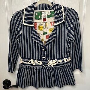 Anthropologie Pustmark Nautical Rope Blazer (S)